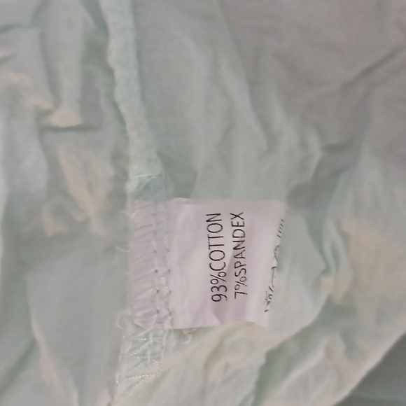 Mint Green Sleeveless Top with Floral Embroidery - Picture 4 of 4